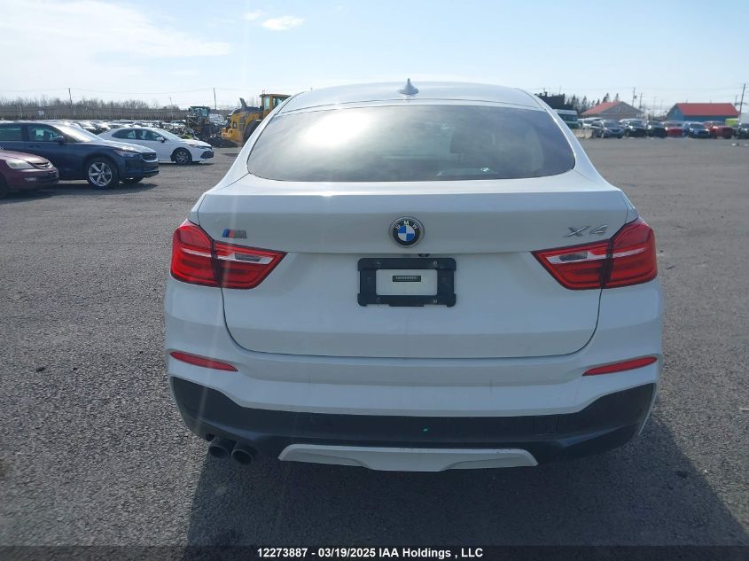 2015 BMW X4 xDrive35I VIN: 5UXXW5C59F0E88036 Lot: 12273887