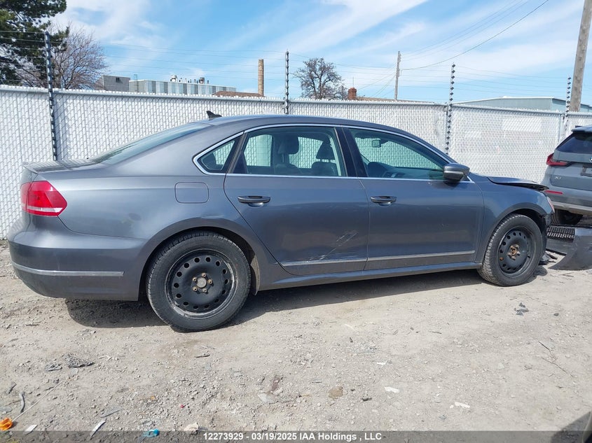 2014 Volkswagen Passat Se VIN: 1VWBN7A39EC077139 Lot: 12273929