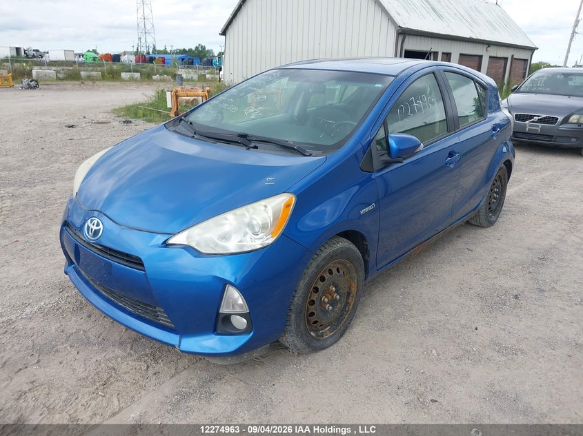 Vin: jtdkdtb36d1043229, lot: 2641774, toyota prius c technology 20132