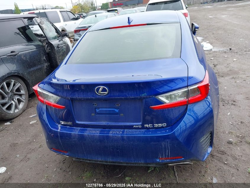 2016 Lexus Rc 350 VIN: JTHSE5BC3G5006210 Lot: 12275786