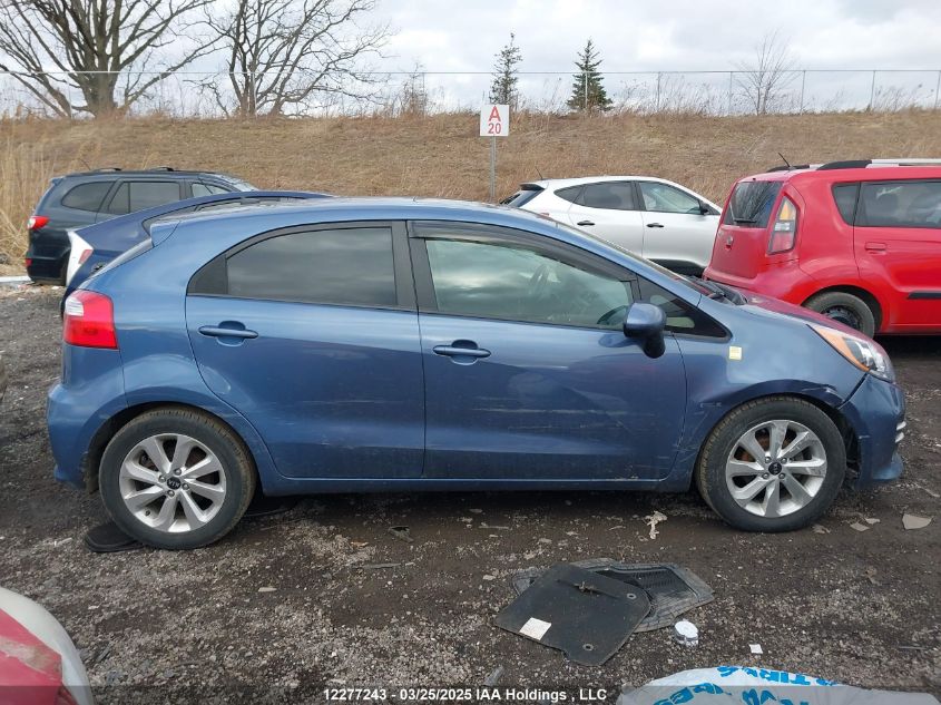 2016 Kia Rio Ex/Ex+ W/Sunroof/Lx/Lx+/Lx+ Eco/Sx VIN: KNADN5A37G6721204 Lot: 12277243