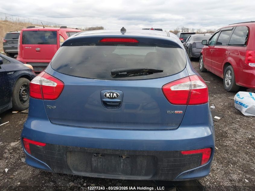 2016 Kia Rio Ex/Ex+ W/Sunroof/Lx/Lx+/Lx+ Eco/Sx VIN: KNADN5A37G6721204 Lot: 12277243