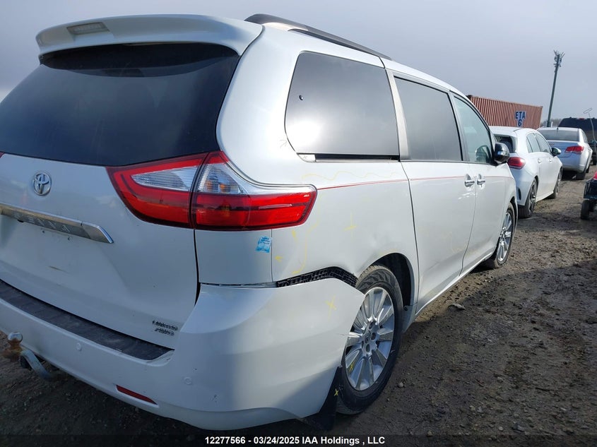 2015 Toyota Sienna Xle 7 Passenger VIN: 5TDDK3DC3FS108197 Lot: 12277566