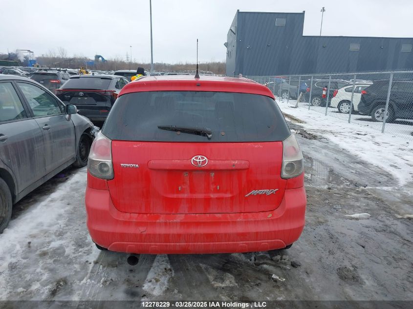 2007 Toyota Matrix Xr VIN: 2T1KR32E97C628390 Lot: 12278229