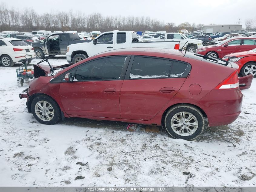 2010 Honda Insight Ex VIN: JHMZE2H79AS801732 Lot: 12278448