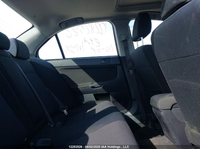 2009 Mitsubishi Lancer Se/Gt VIN: JA3AU26U79U611551 Lot: 12282526