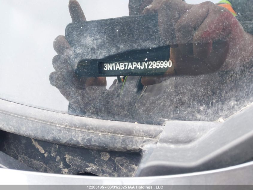 2018 Nissan Sentra S/Sv/Sr/Sl VIN: 3N1AB7AP4JY295990 Lot: 12283195