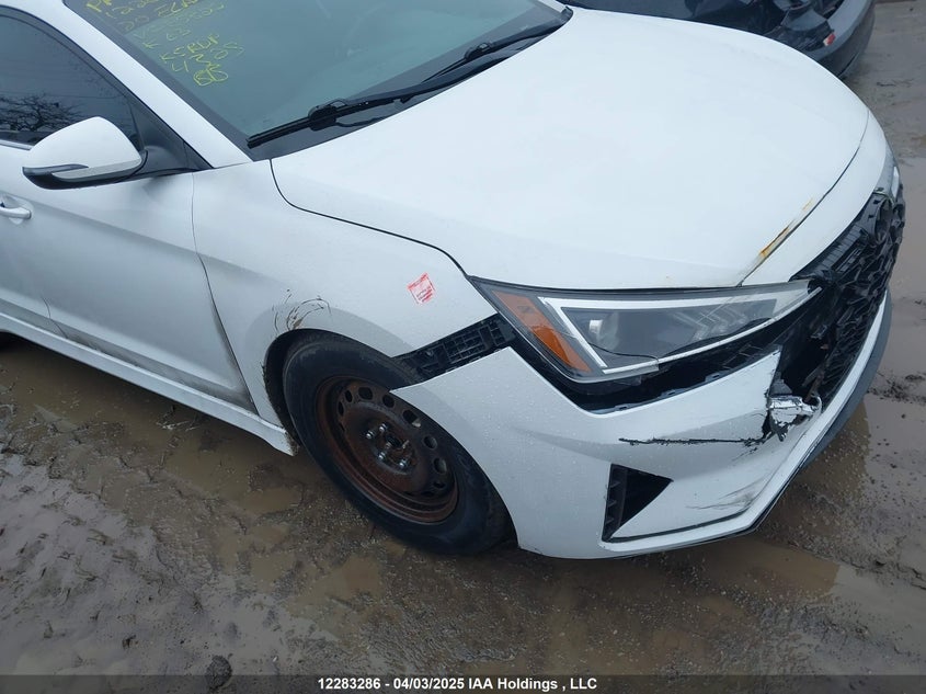 KMHD04LB7LU085322 2020 Hyundai Elantra Sport auction photo 1