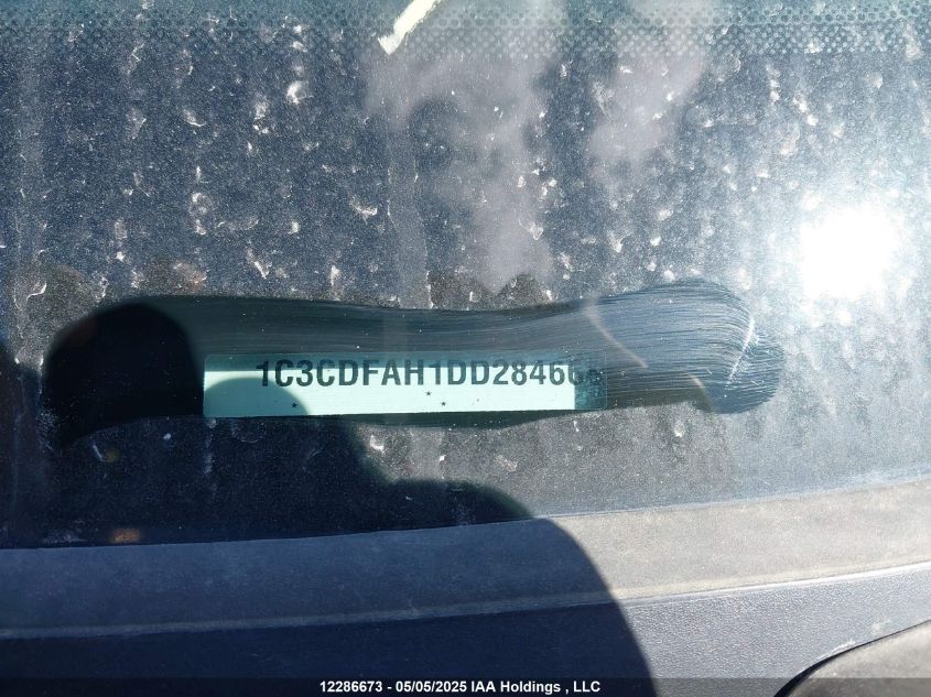 2013 Dodge Dart Se/Aero VIN: 1C3CDFAH1DD284668 Lot: 12286673