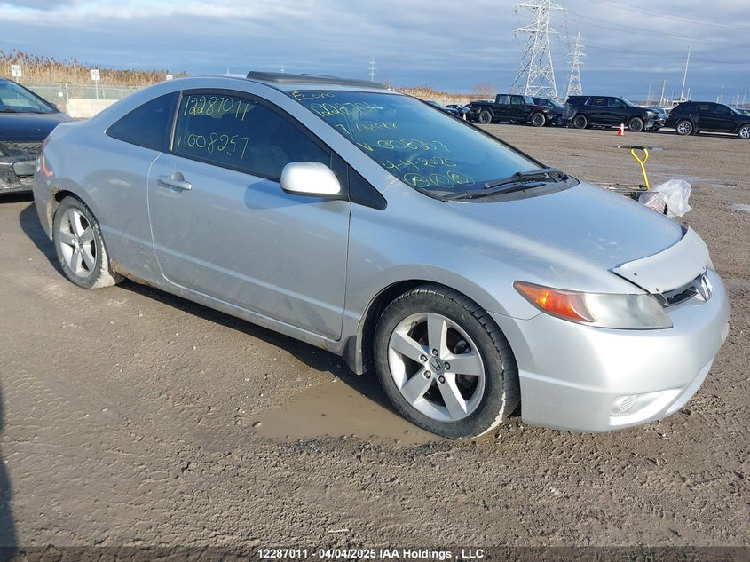 2HGFG12817H008257 2007 Honda Civic Ex auction photo 1