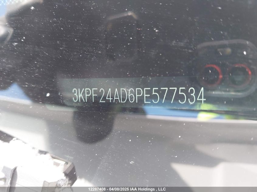 2023 Kia Forte Lx/Lxs VIN: 3KPF24AD6PE577534 Lot: 12287408