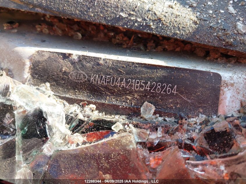 2011 Kia Forte 2.0L Ex VIN: KNAFU4A21B5428264 Lot: 12288344