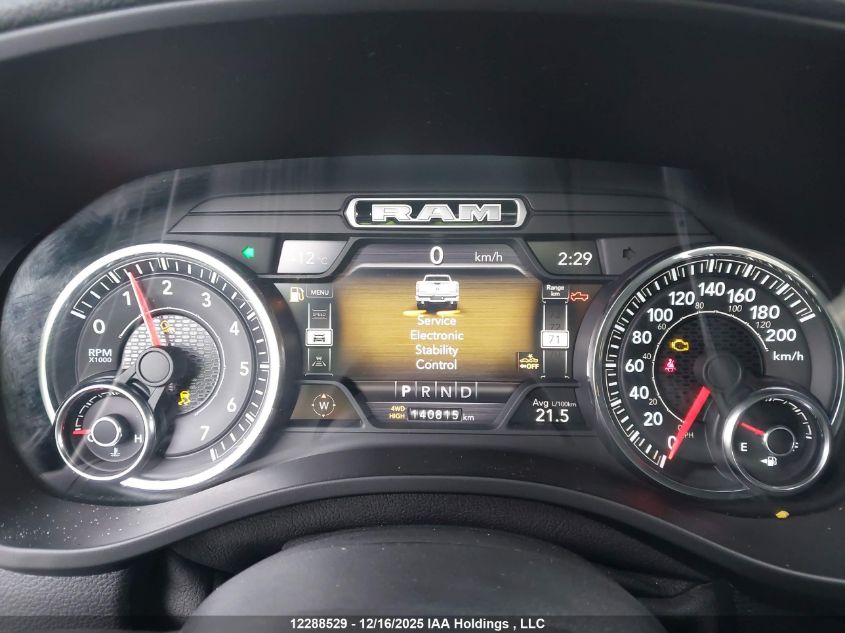 2019 Ram 1500 Rebel VIN: 1C6SRFLT2KN868831 Lot: 12288529