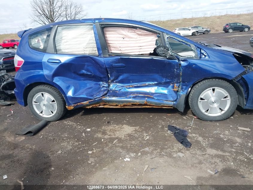 2010 Honda Fit VIN: JHMGE8H57AS800202 Lot: 12288673