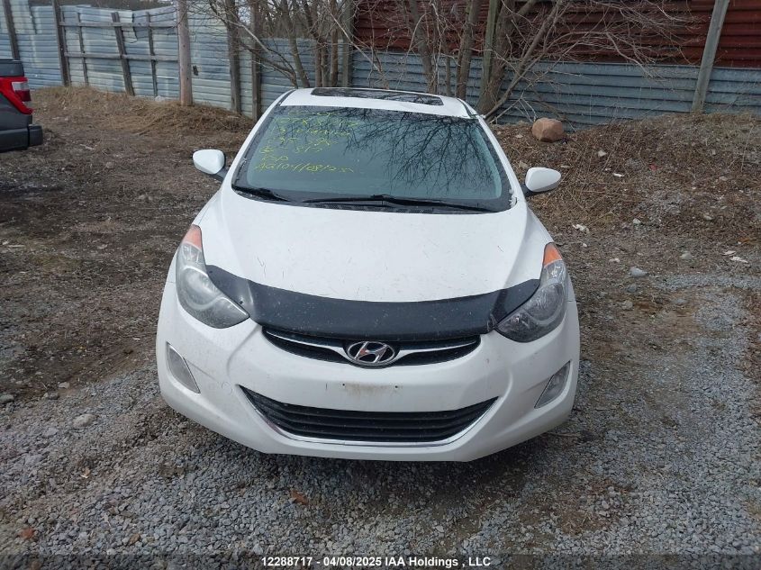 2013 Hyundai Elantra Gls VIN: 5NPDH4AE0DH255395 Lot: 12288717
