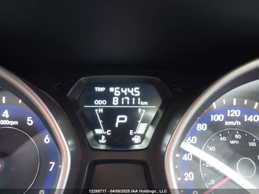 2013 Hyundai Elantra Gls VIN: 5NPDH4AE0DH255395 Lot: 12288717