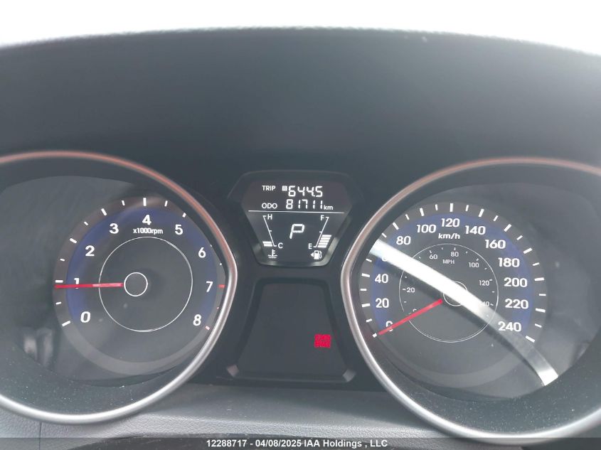 2013 Hyundai Elantra Gls VIN: 5NPDH4AE0DH255395 Lot: 12288717