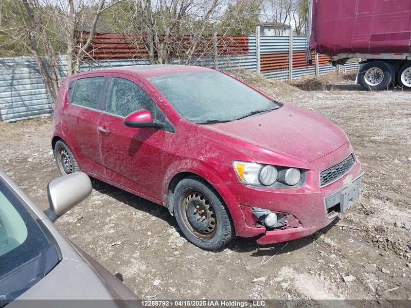 1G1JF6SB2C4129612 2012 Chevrolet Sonic Ltz auction photo 1