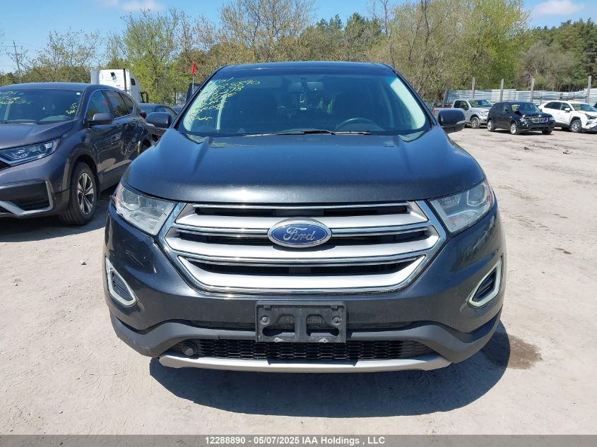 2015 Ford Edge Sel VIN: 2FMTK4J80FBB18278 Lot: 12288890