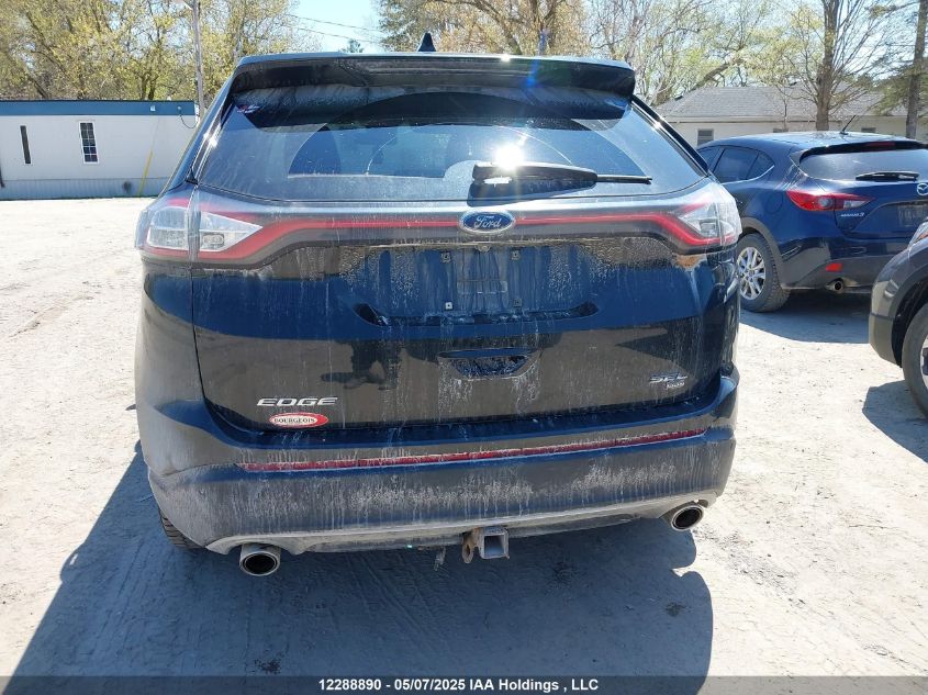 2015 Ford Edge Sel VIN: 2FMTK4J80FBB18278 Lot: 12288890