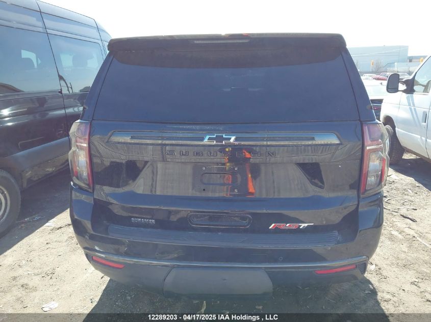 2022 Chevrolet Suburban K1500 Rst VIN: 1GNSKEKT1NR260201 Lot: 12289203