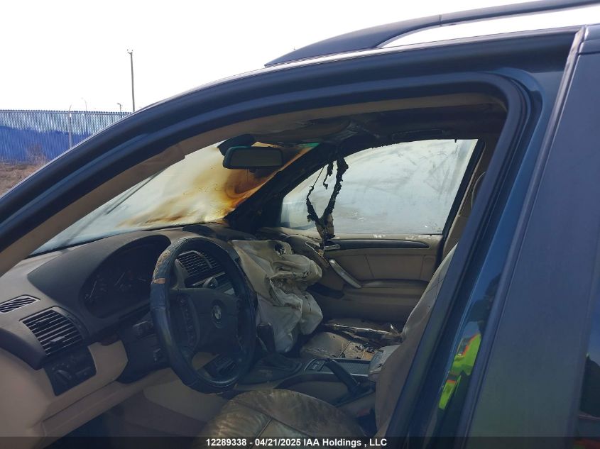 2002 BMW X5 3.0I VIN: 5UXFA53522LV72280 Lot: 12289338