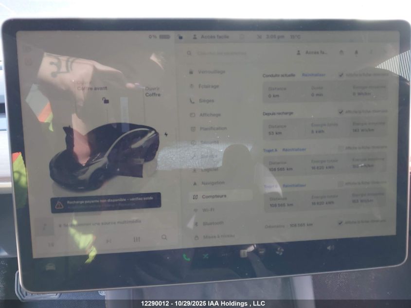 2023 Tesla Model 3 Rwd VIN: 5YJ3E1EAXPF420981 Lot: 12290012