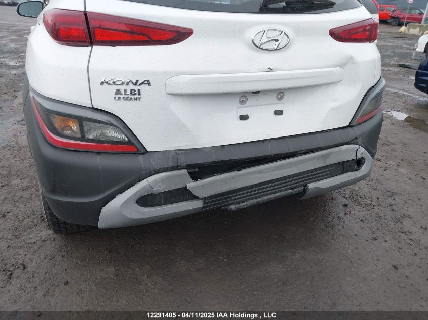 2022 Hyundai Kona Se VIN: KM8K12AB4NU798032 Lot: 12291405