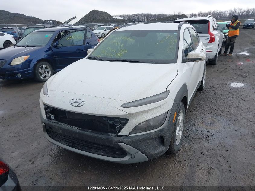 2022 Hyundai Kona Se VIN: KM8K12AB4NU798032 Lot: 12291405