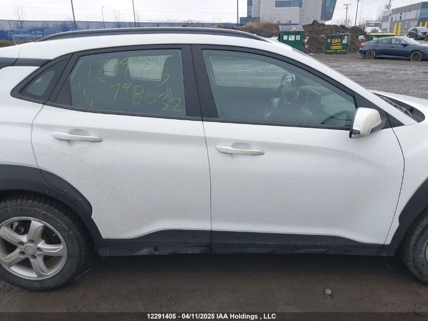 2022 Hyundai Kona Se VIN: KM8K12AB4NU798032 Lot: 12291405