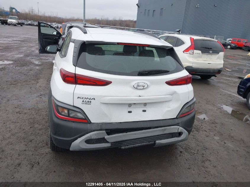 2022 Hyundai Kona Se VIN: KM8K12AB4NU798032 Lot: 12291405