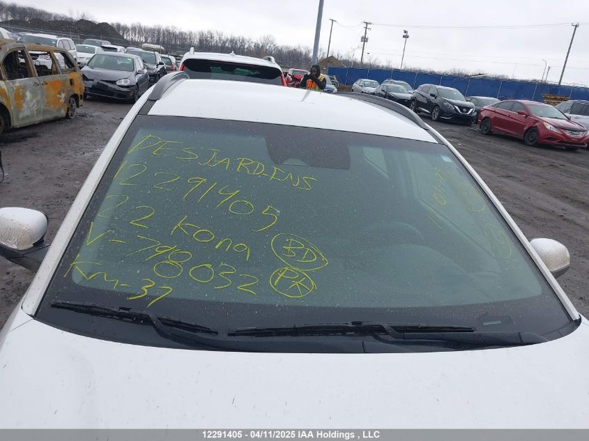 2022 Hyundai Kona Se VIN: KM8K12AB4NU798032 Lot: 12291405