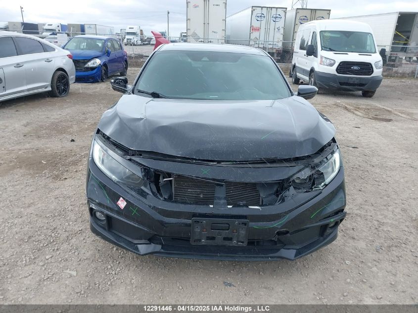 2019 Honda Civic Sport VIN: 2HGFC2F8XKH020220 Lot: 12291446