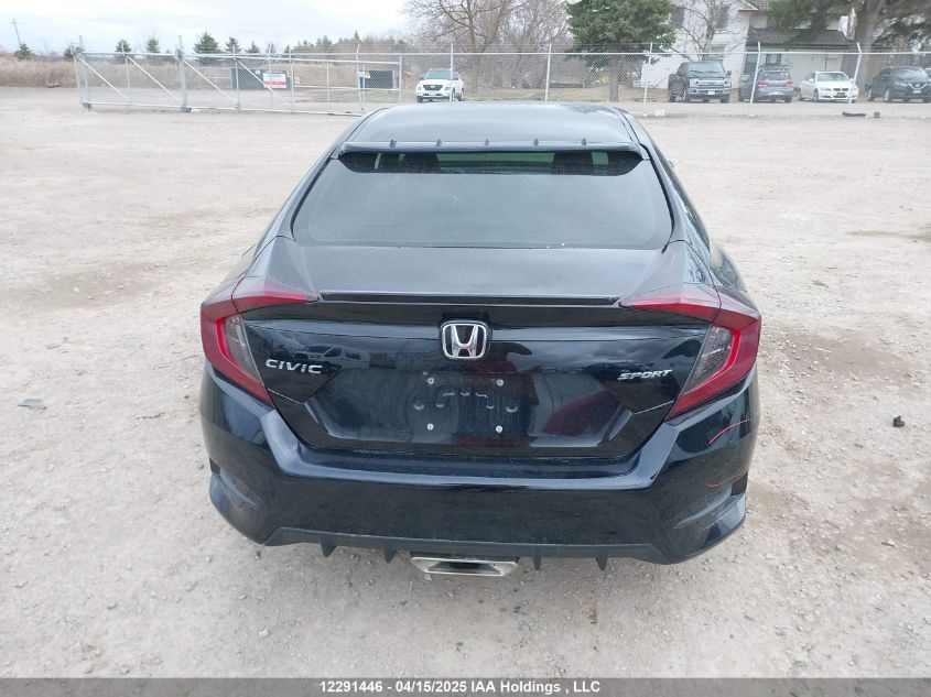 2019 Honda Civic Sport VIN: 2HGFC2F8XKH020220 Lot: 12291446