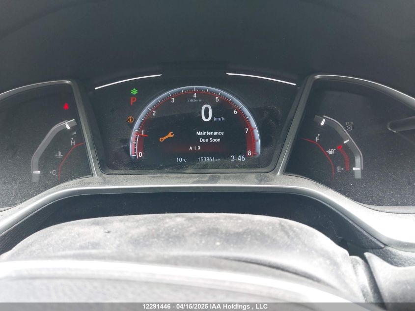 2019 Honda Civic Sport VIN: 2HGFC2F8XKH020220 Lot: 12291446