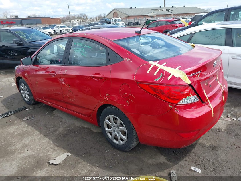 Vin: kmhct4ae6du517254, lot: 2660441, hyundai accent 20133