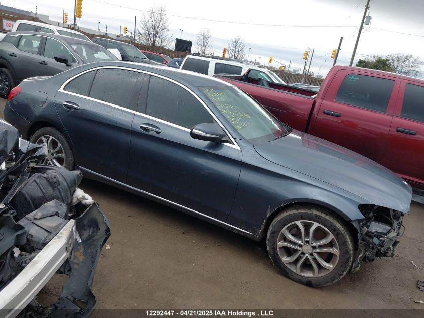 2015 Mercedes-Benz C 300 4Matic VIN: 55SWF4KB8FU001517 Lot: 12292447