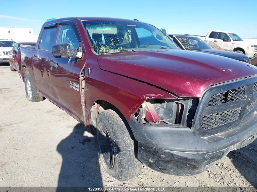 2017 Ram 1500 5.7 St Red Lot 111012293560 Vin 3C6RR7KT1HG543904