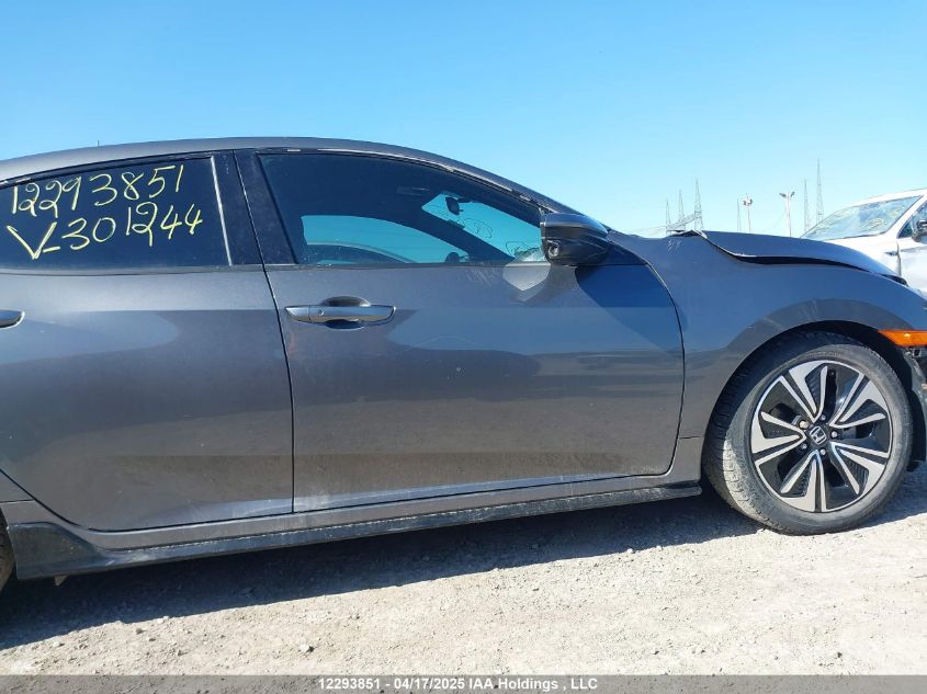 2019 Honda Civic Hatchback VIN: SHHFK7H49KU301244 Lot: 12293851