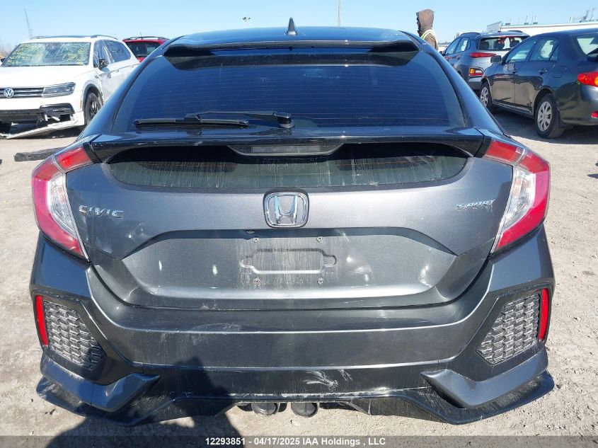 2019 Honda Civic Hatchback VIN: SHHFK7H49KU301244 Lot: 12293851