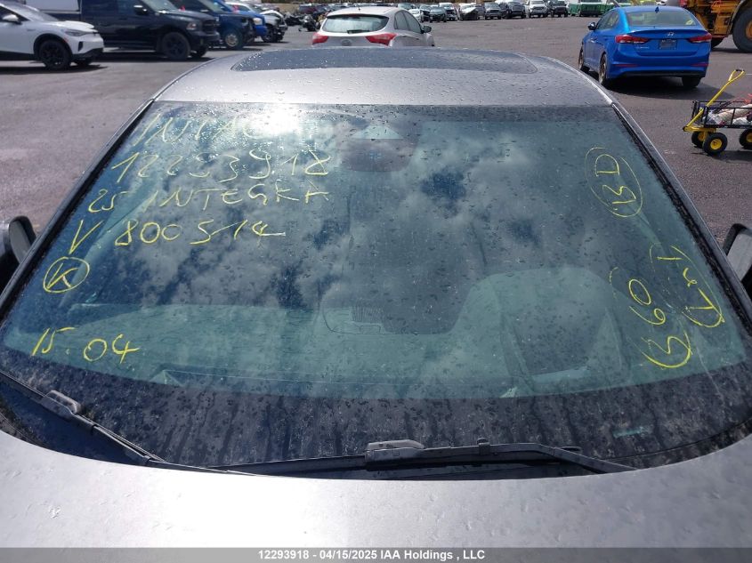 2025 Acura Integra VIN: 19UDE4G76SA800314 Lot: 12293918