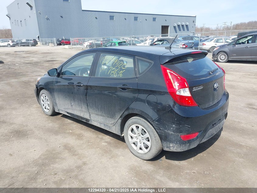 Vin: kmhct5ae4eu178646, lot: 2663484, hyundai accent gls/gs 20143