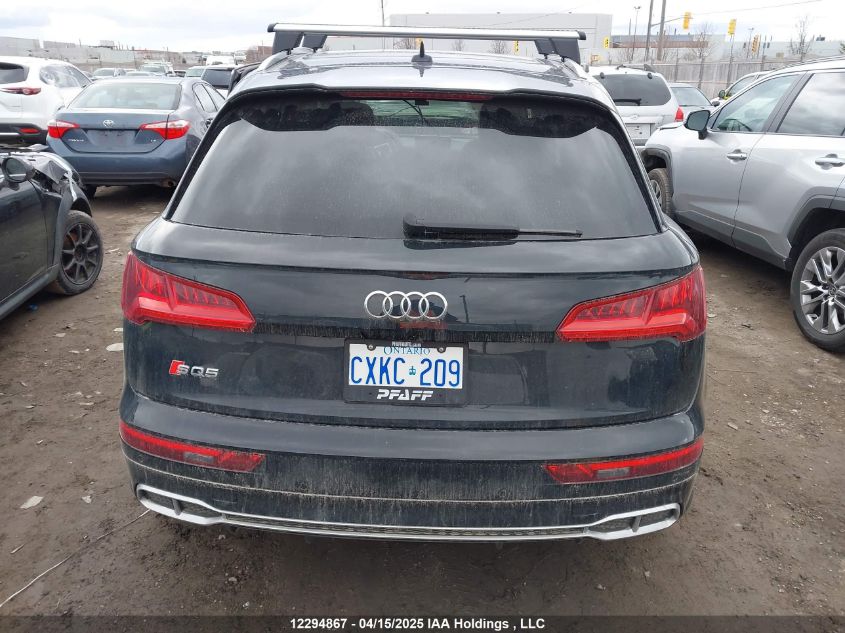 2018 Audi Sq5 Prestige VIN: WA1C4AFY7J2236293 Lot: 12294867