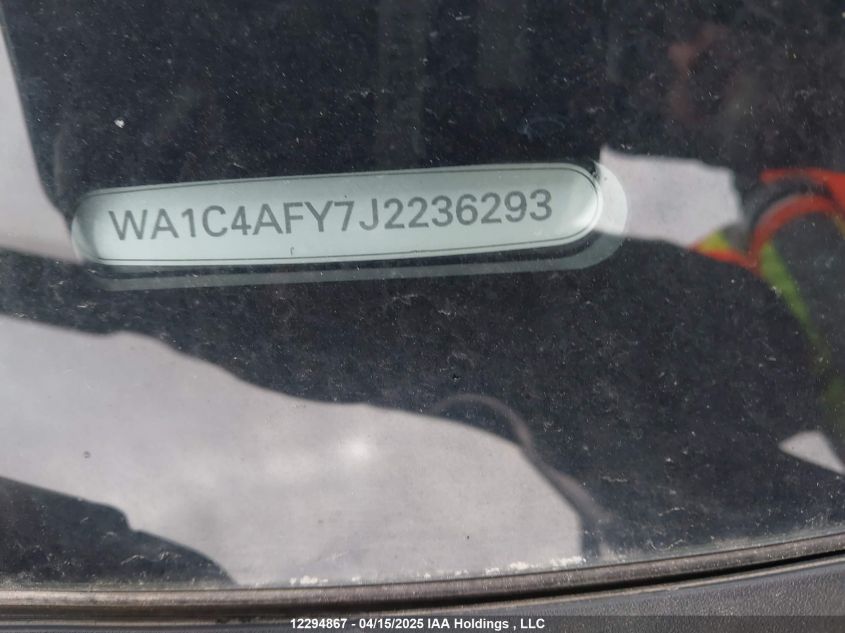 2018 Audi Sq5 Prestige VIN: WA1C4AFY7J2236293 Lot: 12294867