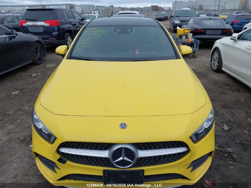 2019 Mercedes-Benz A 250 4Matic VIN: WDD3F4HB4KJ080284 Lot: 12296430