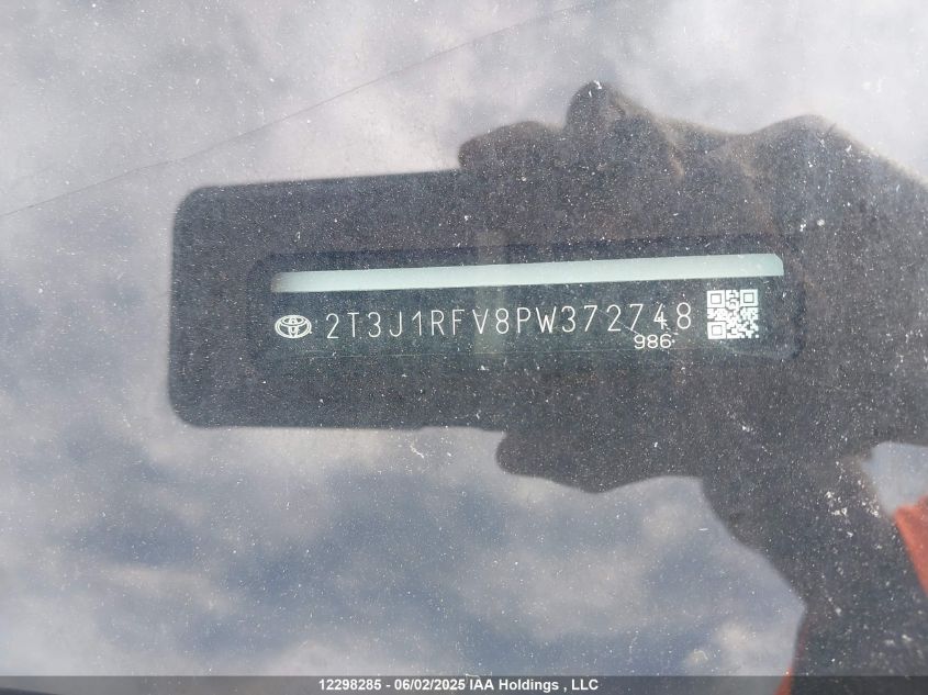 2023 Toyota Rav4 Adventure/Trd Off Road VIN: 2T3J1RFV8PW372748 Lot: 12298285