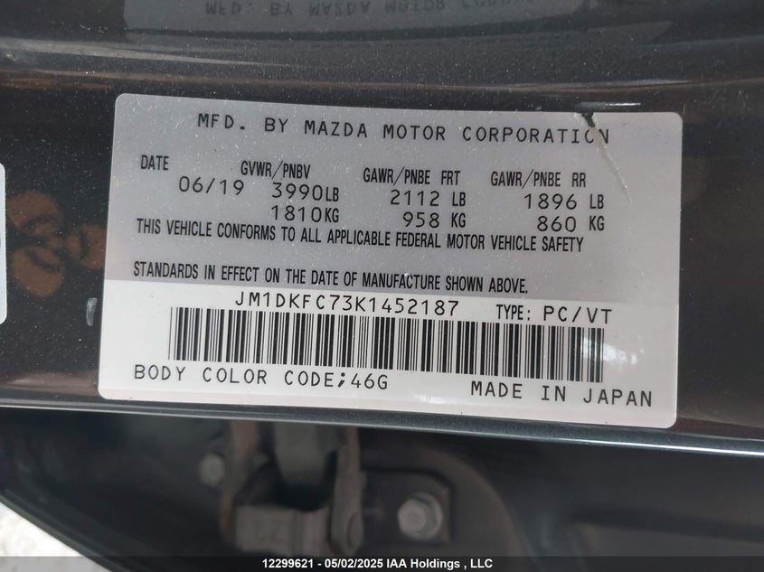 JM1DKFC73K1452187 2019 MAZDA CX-3 photo no. 19
