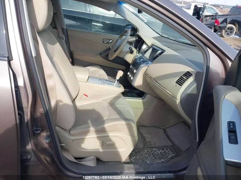 2012 Nissan Murano S/Sl/Le VIN: JN8AZ1MW8CW202430 Lot: 12257762X