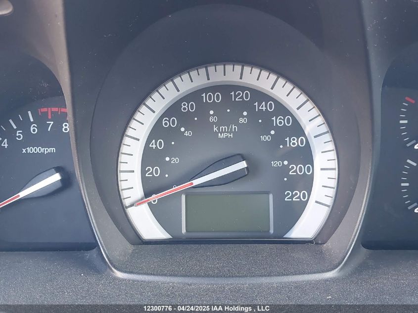 2007 Kia Spectra Ex/Lx VIN: KNAFE121275380086 Lot: 12300776