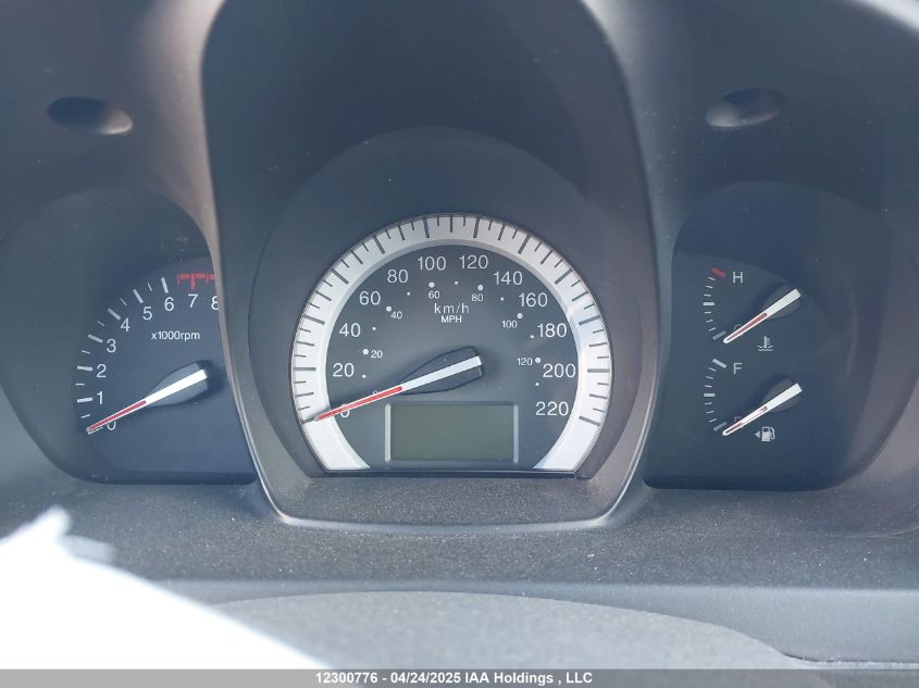 2007 Kia Spectra Ex/Lx VIN: KNAFE121275380086 Lot: 12300776